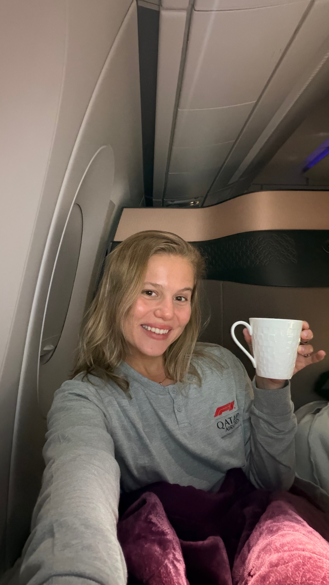 Teddy in First Class